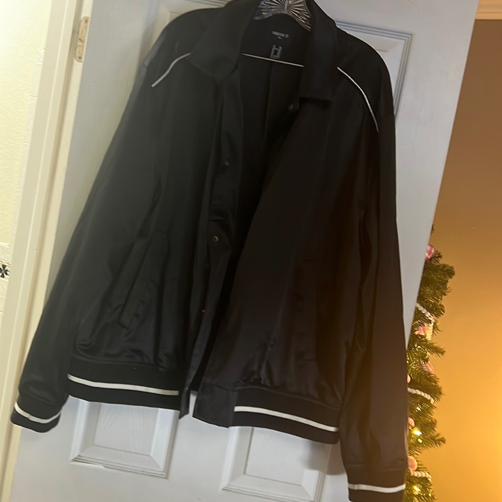 mens light weight 2 x black jacket .
